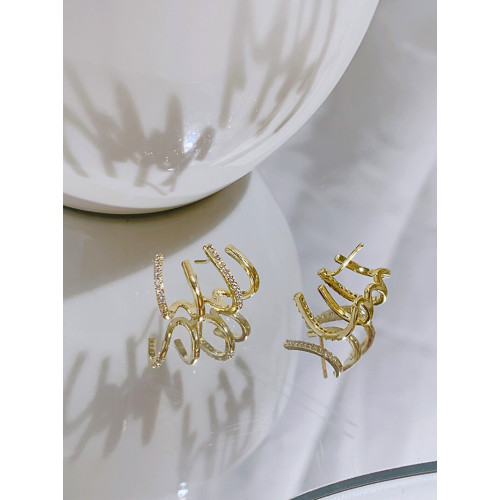 四爪耳排耳環小衆設計感網紅耳飾防過敏銀耳釘2025年新款潮高級女 四爪耳排耳環小衆設計感網紅耳飾防過敏銀耳釘2025年新款潮高級女