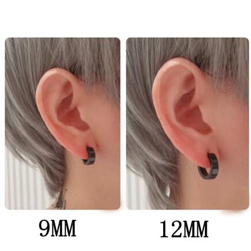 男生耳釦耳環耳釘耳圈2026新款爆款男士潮人女單隻黑色鈦鋼耳骨環 男生耳釦耳環耳釘耳圈2026新款爆款男士潮人女單隻黑色鈦鋼耳骨環