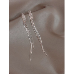 耳環女2026新款爆款耳夾氣質輕奢長款流蘇耳墜925銀針耳釘耳飾品