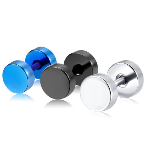 擰螺絲鈦鋼耳釘簡約2026新款爆款男士女個性網紅黑色耳環單隻耳飾 擰螺絲鈦鋼耳釘簡約2026新款爆款男士女個性網紅黑色耳環單隻耳飾