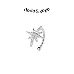 DODOGOGO鋯石八芒星耳骨夾女2026新款爆款小衆設計高級無耳洞耳夾