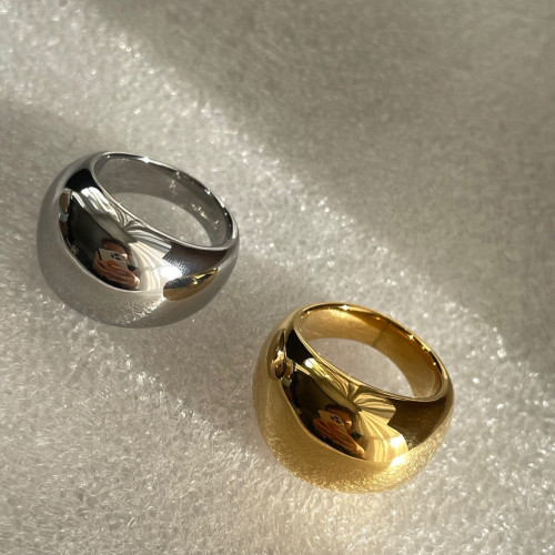 美絕~可水洗不掉色小衆金銀色復古洋氣大方品質感歐美誇張戒指女 美絕~可水洗不掉色小衆金銀色復古洋氣大方品質感歐美誇張戒指女