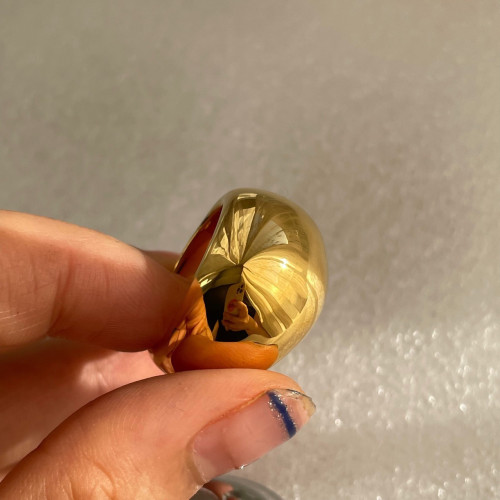 美絕~可水洗不掉色小衆金銀色復古洋氣大方品質感歐美誇張戒指女 美絕~可水洗不掉色小衆金銀色復古洋氣大方品質感歐美誇張戒指女