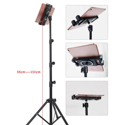 手機平板電腦適用ipad落地支架高低調節影片美術生臨摹樂譜三腳架 手機平板電腦適用ipad落地支架高低調節影片美術生臨摹樂譜三腳架