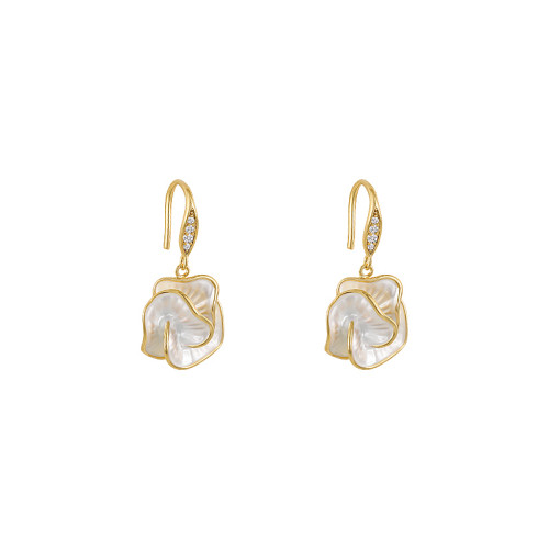 山茶花朵耳環女小衆輕奢氣質高級感耳釘2026新款爆款獨特耳墜耳飾