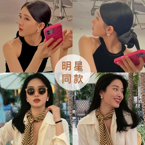 雙面珍珠耳釘女新款2026爆款氣質大氣耳飾小衆輕奢高級感獨特耳環