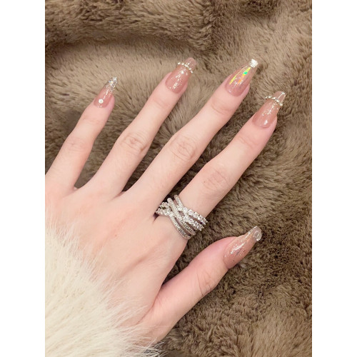 FRIDAY JEWELRY鋯石精緻微鑲開口可調節戒指指環食指百搭氣質個性 FRIDAY JEWELRY鋯石精緻微鑲開口可調節戒指指環食指百搭氣質個性