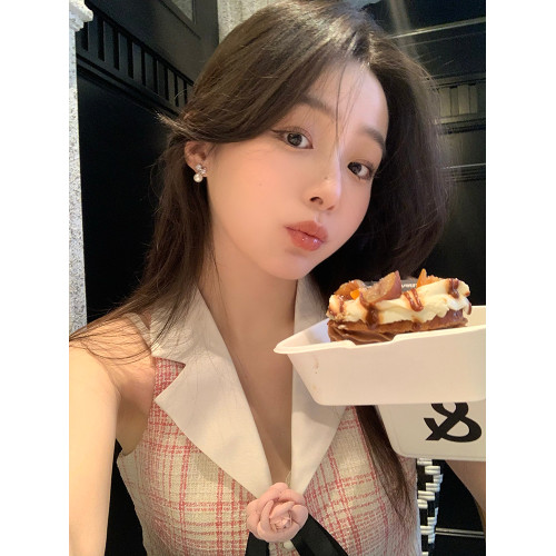 韓系閃鋯蝴蝶結珍珠耳釘女輕奢高級感耳環獨特漂亮無耳洞耳夾耳飾