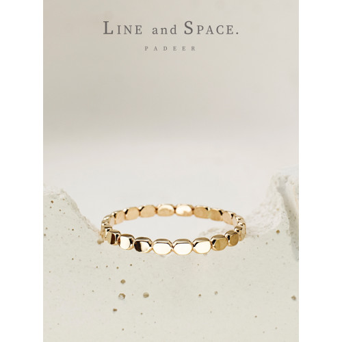 14K包金簡約方塊錢袋戒指女 歐美冷淡風小衆高級感尾戒關節戒小指 14K包金簡約方塊錢袋戒指女 歐美冷淡風小衆高級感尾戒關節戒小指