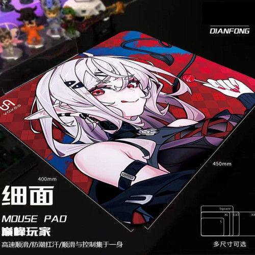 電競滑鼠墊GSR熾6mm遊戯電競FPS超大細面橡膠遊戯CSGO滑鼠墊順滑