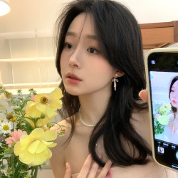 後掛式兩戴珍珠蝴蝶結耳環女高級感獨特巨好看耳飾輕奢氣質耳釘