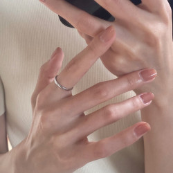 老式有腔調！日系簡約原宿風不掉色可水洗暗黑風戒指曡戴清冷質感