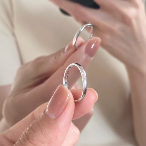 老式有腔調！日系簡約原宿風不掉色可水洗暗黑風戒指曡戴清冷質感