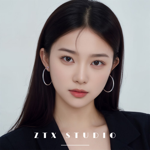 ZTX 不挑臉型歐美風素圈耳夾無耳洞女誇張圓圈耳飾氣質大耳圈耳環