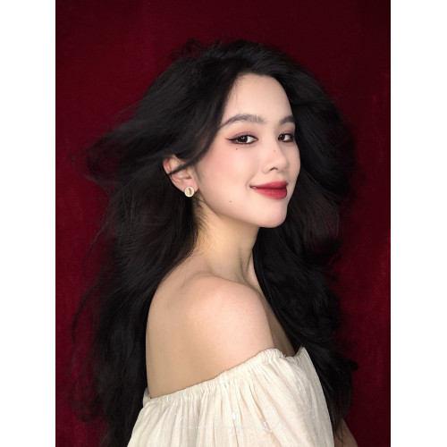 「芭蕾莊園」法式浪漫高級感溫柔芭蕾風粉色貓眼石珍珠耳釘/耳夾