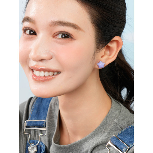 桑蕾小糖星耳釘時尚氣質百搭925銀針小衆設計耳環女耳夾2026耳飾