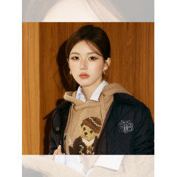 趙露思同款法式金豆耳圈小衆設計金屬水滴耳環輕奢高級感耳釦耳飾