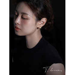 《極簡主義》簡約通勤耳環女小衆設計高級耳飾耳釘耳墜2026新款