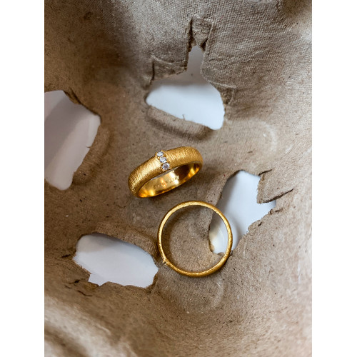 2026新款中古金屬銀色鋯石食指拉絲戒指女小衆設計輕奢高級感指環