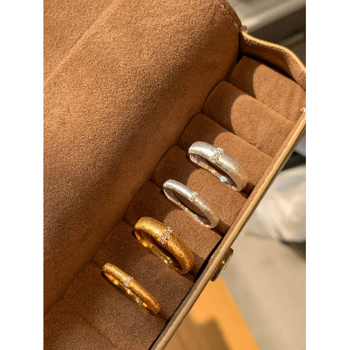 2026新款中古金屬銀色鋯石食指拉絲戒指女小衆設計輕奢高級感指環