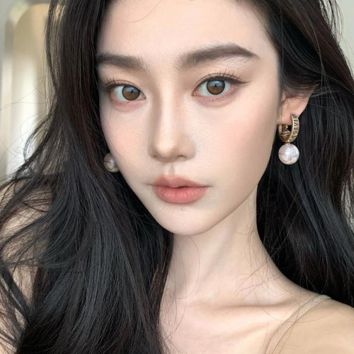 西太後立體土星耳環輕奢高級感耳飾珍珠耳墜獨特設計一款兩戴耳釘