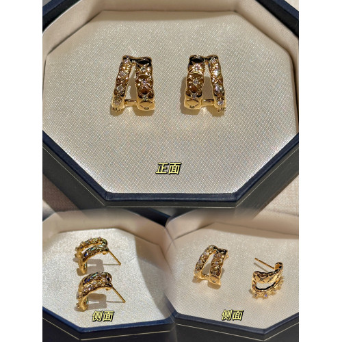 MISS HELEN「香風菱格」金屬風質感耳夾女小衆耳飾耳釘無耳洞耳環