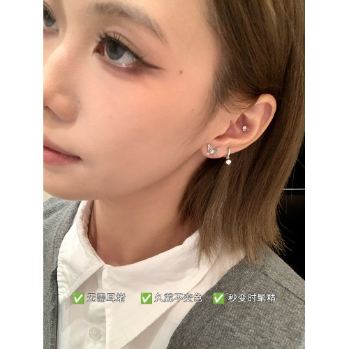 RINGRING商店耳環圈圈迷你小耳釘邊緣耳骨釘耳骨環耳圈耳釦耳飾女