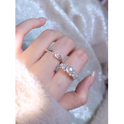 因缺斯汀【漫感千金】繁星戒指小衆ins感曡戴指環開口可調節