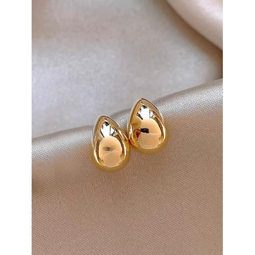 大水滴！金色耳環女2026新款爆款高級感輕奢耳釘小衆歐美耳飾誇張