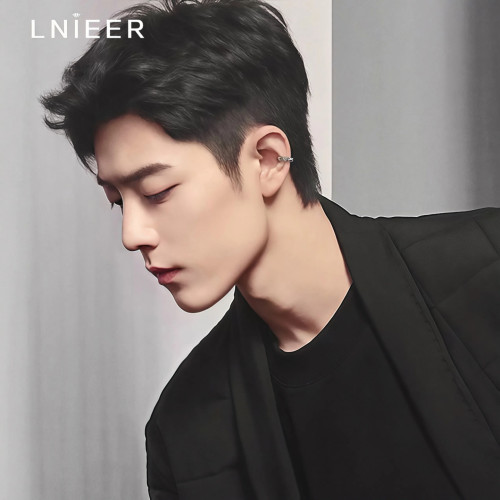 白敬亭同款耳夾男士無耳洞耳骨夾小衆輕奢高級感銀色耳環男女耳飾 白敬亭同款耳夾男士無耳洞耳骨夾小衆輕奢高級感銀色耳環男女耳飾