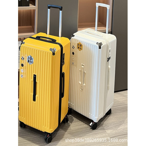 大容量拉桿箱28寸萬向輪旅行男女通用加厚學生密碼箱旅行箱皮箱子