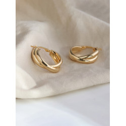 方圓臉圈圈耳環2026新款爆款幾何金屬耳釘獨特漂亮輕奢高級感耳飾