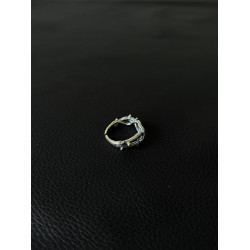 小心袖口 Vintage中古樹枝荊棘皇冠戒指Lamar復古小衆戒指配飾