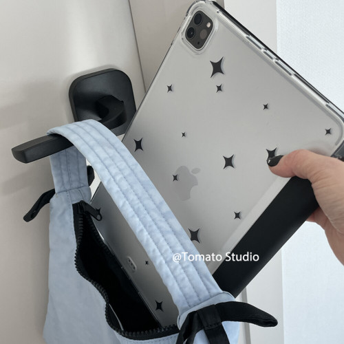 韓國ins小衆個性黑色星星iPad蘋果10代M310.9寸保護套A16平板pro11寸2025全包邊air7/6/5帶筆槽軟殼防摔
