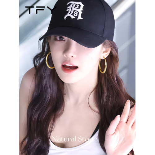 甯藝卓同款素圈耳環女2026新款爆款高級感大圈圓圈大耳圈誇張圈圈