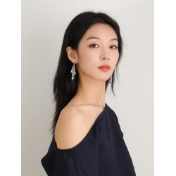 fystudio重工小衆設計感大耳環復古輕奢珠寶款耳飾高級誇張獨特