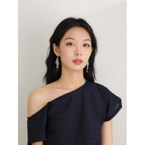 fystudio重工小衆設計感大耳環復古輕奢珠寶款耳飾高級誇張獨特