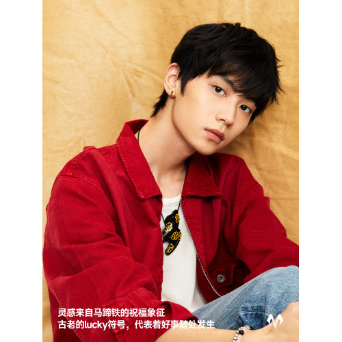 明星同款babama好事系列馬蹄耳釘女馬年耳飾生日禮物耳飾男款