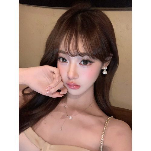 千金修鍊記 閃鋯珍珠耳釘女輕奢高級感氣質名媛耳環獨特氣質耳飾