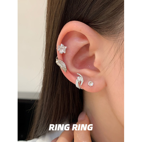 天使庇祐RINGRING商店耳骨釘醫用鈦鋼耳釘養耳洞耳飾女高級感耳環