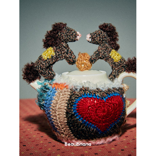 入會享8-9折 小黃香蕉手鉤馬戒指女新年限定款毛線針織指環套獨特