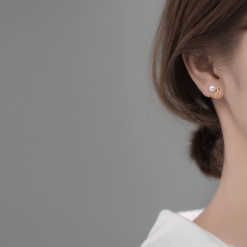 無耳洞耳夾女高級感超仙氣森系小衆設計珍珠耳釘2025年新款潮耳環