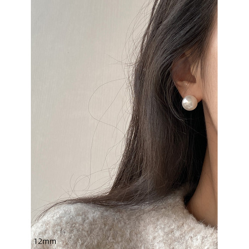 DOUDOUSTORE冷白清冷珍珠耳釘復古百搭fever博主同款日常