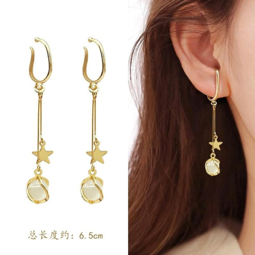 耳掛女無耳洞超仙流蘇耳墜新款潮氣質免打孔耳環無痛耳夾長款耳飾