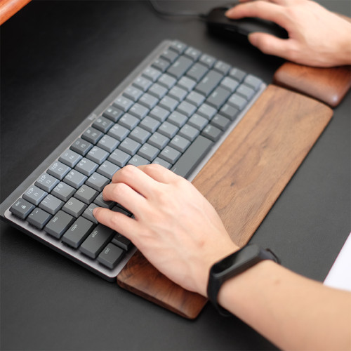 胡桃木質羅mx keys掌托技mechanical鍵盤手托K845滑鼠墊G913TKL膜