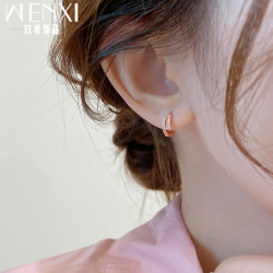 輕奢小衆玫瑰金氣質耳環2026新款爆款獨特耳釦耳圈耳釘高級耳飾女