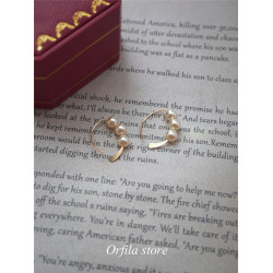 美國進口14K包金奧地利施家珍珠耳鉤防過敏簡約耳環耳釘耳飾耳勾