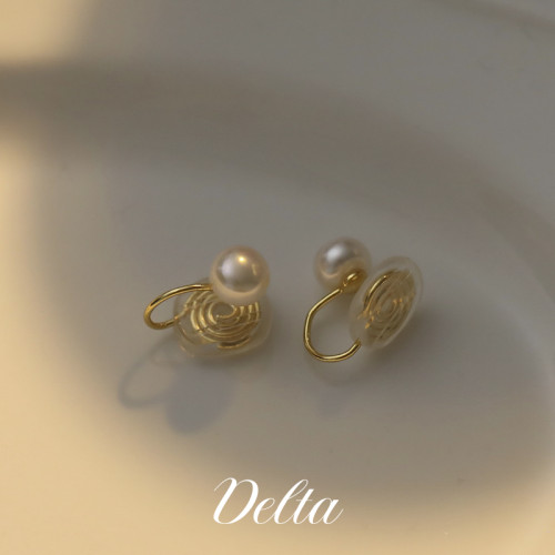 天然迷你小珍珠耳夾無耳洞女耳釘高級感小巧精緻耳環耳飾輕奢新款