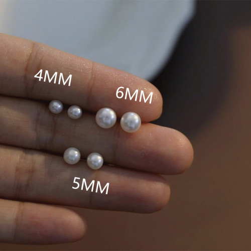 天然迷你小珍珠耳夾無耳洞女耳釘高級感小巧精緻耳環耳飾輕奢新款