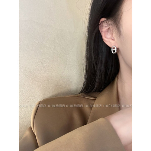 豬鼻子耳釦2026新款爆款耳釘幾何耳環高級感輕奢小衆設計氣質耳飾